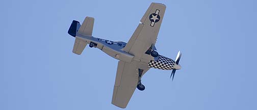 North American P-51D Mustang NL20TF flying as 44-63187 Bum Steer